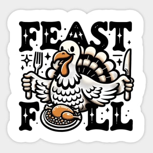 Feast fall Sticker